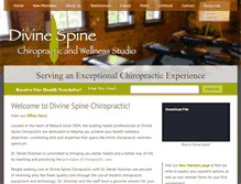 Tablet Screenshot of divinespine.net