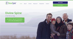 Desktop Screenshot of divinespine.com